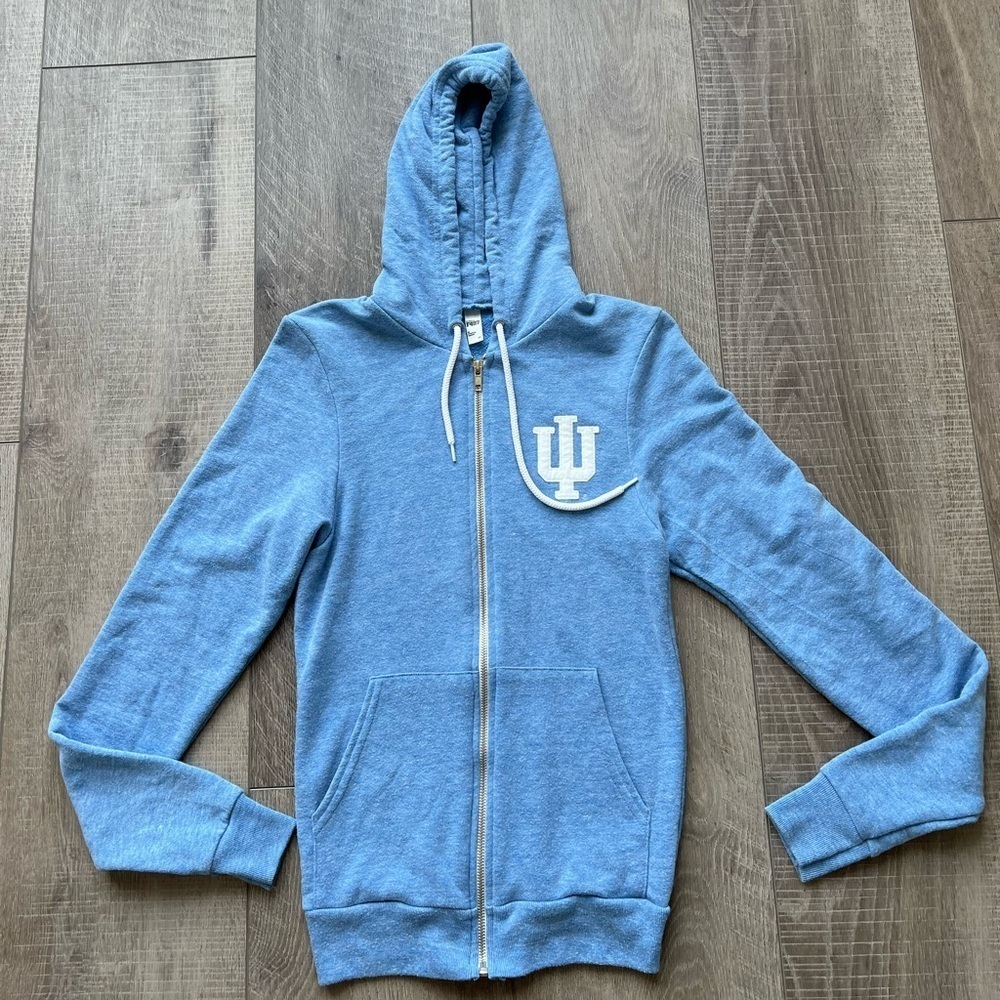 American Apparel F497 Tri-Blend IU Hooded Zip Up